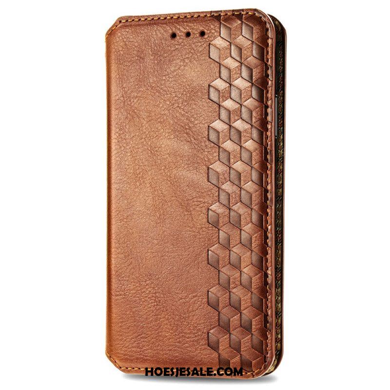 Bescherming Hoesje voor Xiaomi 12 / 12X Folio-hoesje Diamant Textuur