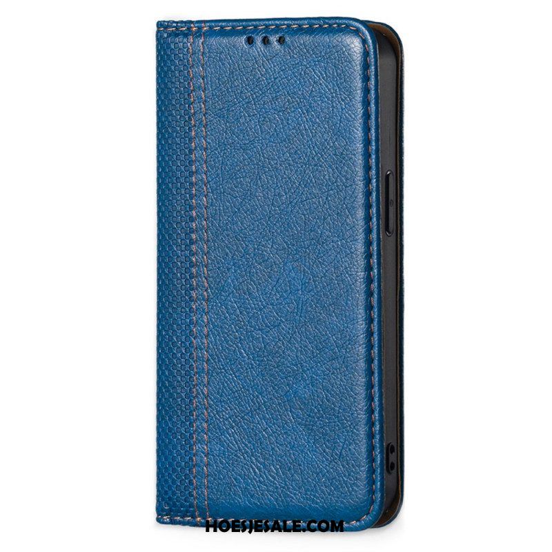 Bescherming Hoesje voor Xiaomi 12 Pro Folio-hoesje Vintage Leereffect