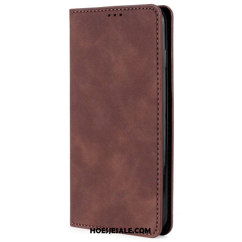 Bescherming Hoesje voor Xiaomi 12T / 12T Pro Folio-hoesje Leer-effect