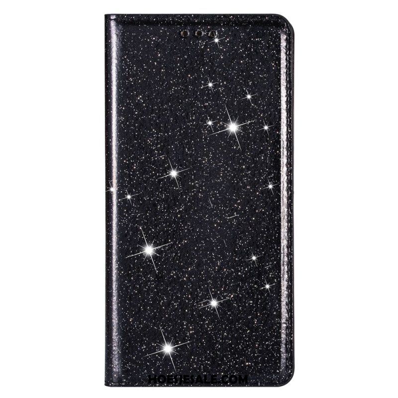 Bescherming Hoesje voor Xiaomi 13 Folio-hoesje Paillettenstijl