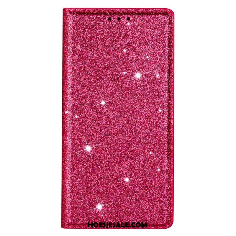 Bescherming Hoesje voor Xiaomi 13 Folio-hoesje Paillettenstijl