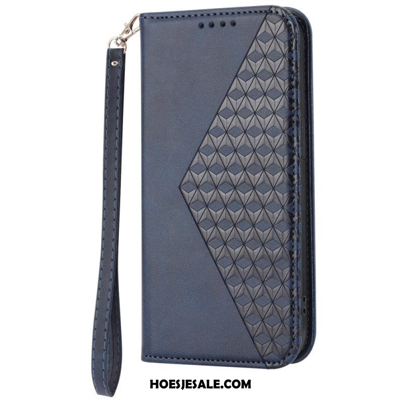 Bescherming Hoesje voor Xiaomi 13 Folio-hoesje Stijl Leer 3d-patroon