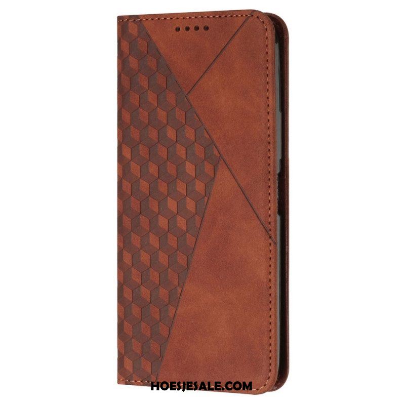 Bescherming Hoesje voor Xiaomi 13 Pro Folio-hoesje Stijl Leer 3d-patroon