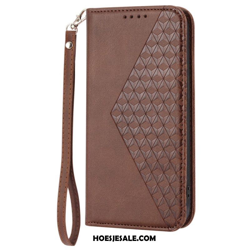 Bescherming Hoesje voor Xiaomi 13 Pro Folio-hoesje Stijl Leer 3d-patroon