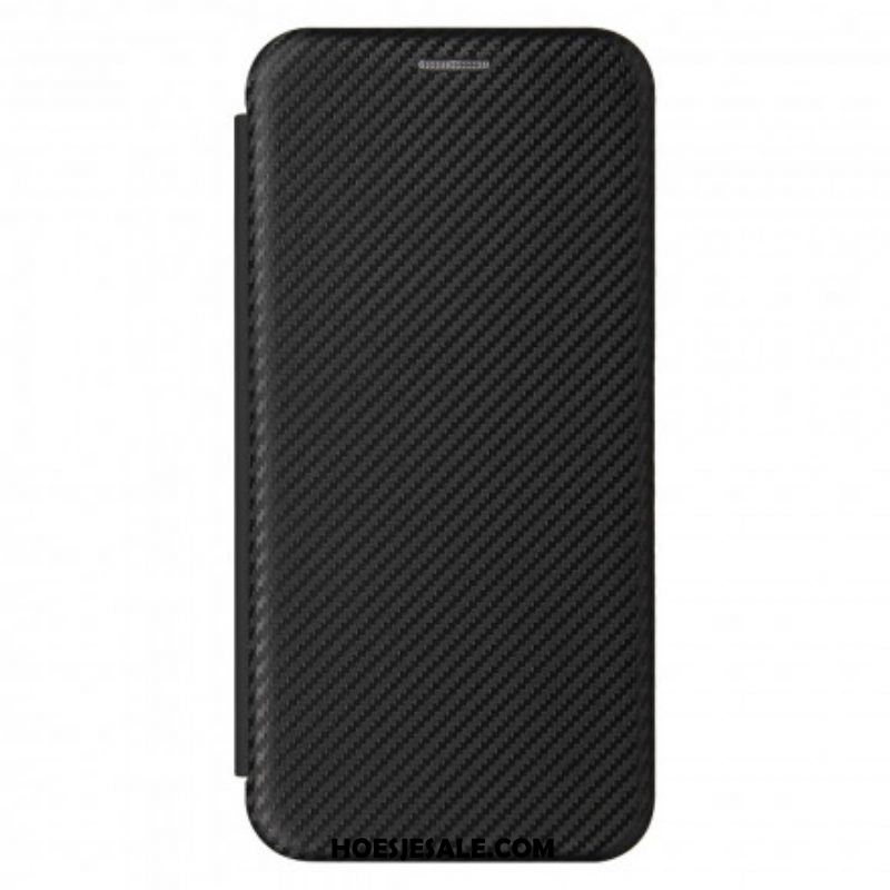 Bescherming Hoesje voor Xiaomi Redmi Note 10 / 10S Folio-hoesje Koolstofvezel Met Steunring