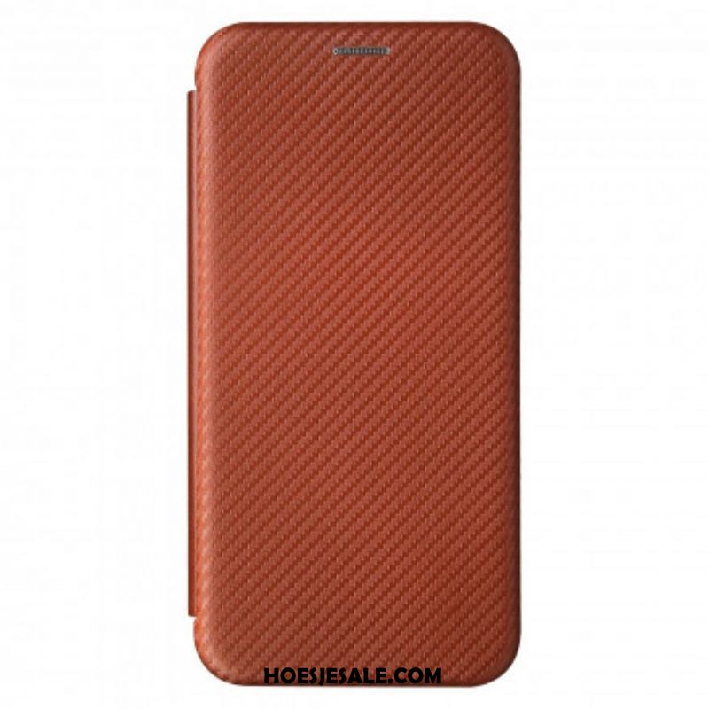 Bescherming Hoesje voor Xiaomi Redmi Note 10 / 10S Folio-hoesje Koolstofvezel Met Steunring