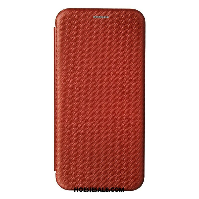 Bescherming Hoesje voor Xiaomi Redmi Note 10 5G Folio-hoesje Gekleurde Koolstofvezel