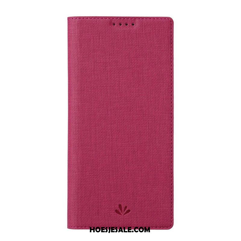 Bescherming Hoesje voor Xiaomi Redmi Note 10 5G Folio-hoesje Getextureerde Vili Dmx