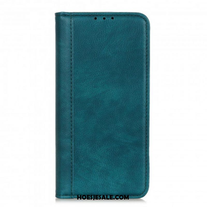 Bescherming Hoesje voor Xiaomi Redmi Note 10 Pro Folio-hoesje Lychee Splitleer