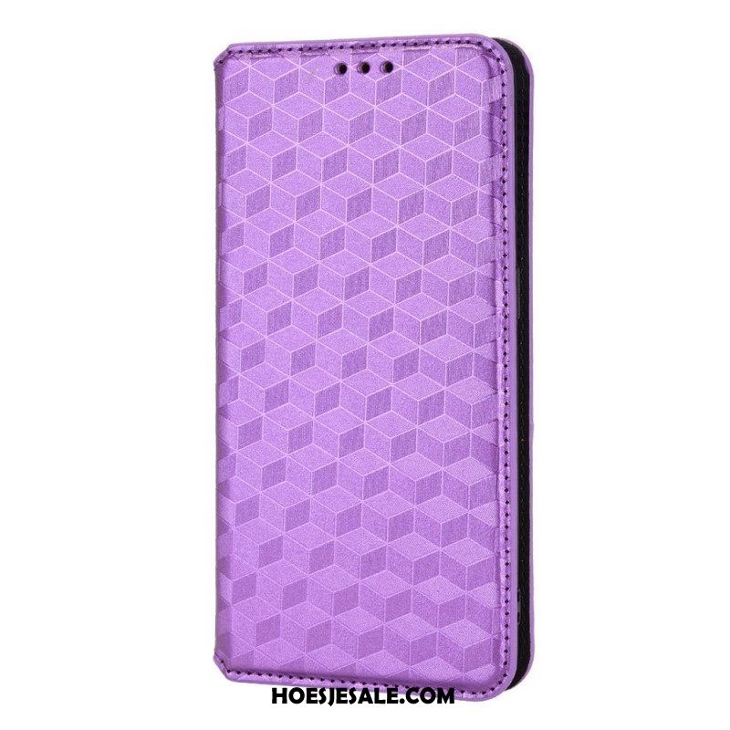 Bescherming Hoesje voor Xiaomi Redmi Note 11 / 11S Folio-hoesje 3d Diamant Leereffect