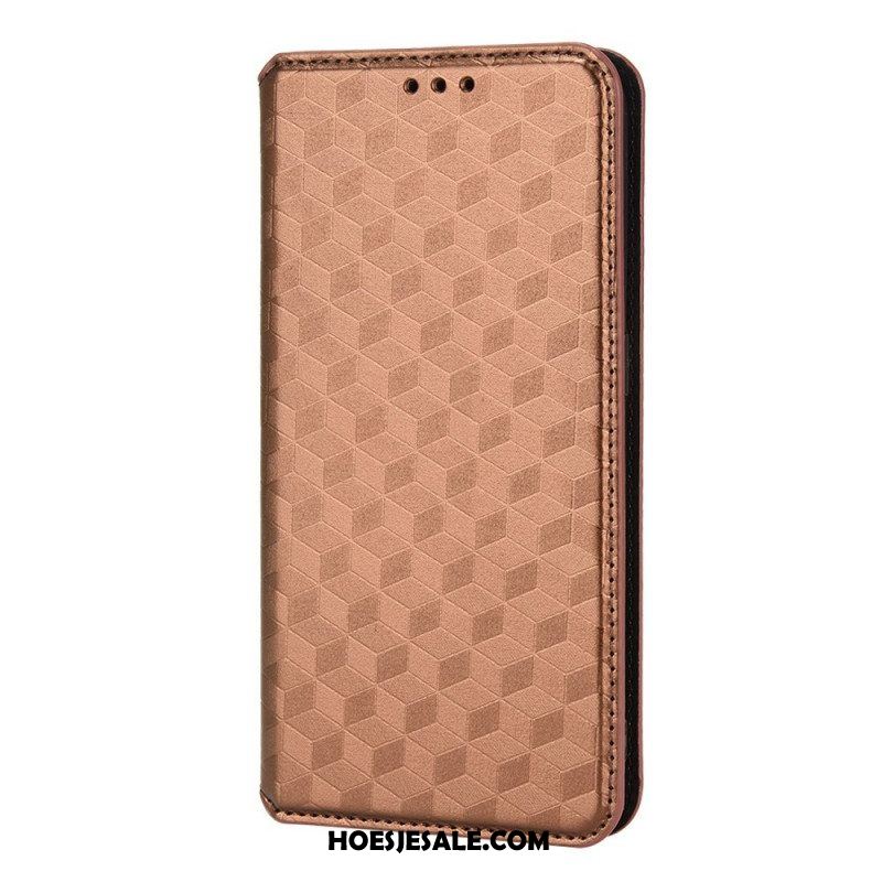 Bescherming Hoesje voor Xiaomi Redmi Note 11 / 11S Folio-hoesje 3d Diamant Leereffect