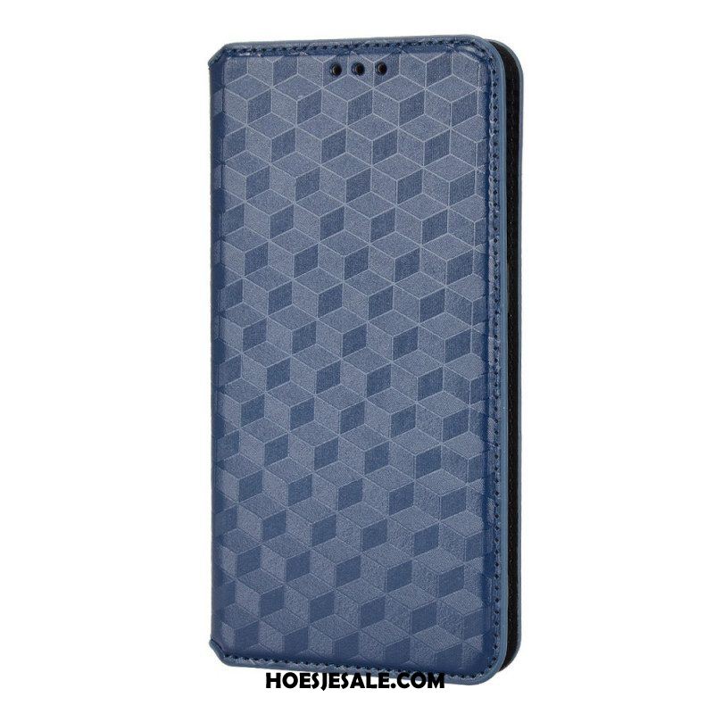 Bescherming Hoesje voor Xiaomi Redmi Note 11 / 11S Folio-hoesje 3d Diamant Leereffect