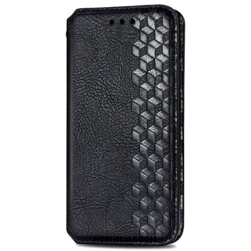 Bescherming Hoesje voor Xiaomi Redmi Note 11 / 11S Folio-hoesje Leereffect Diamanttextuur