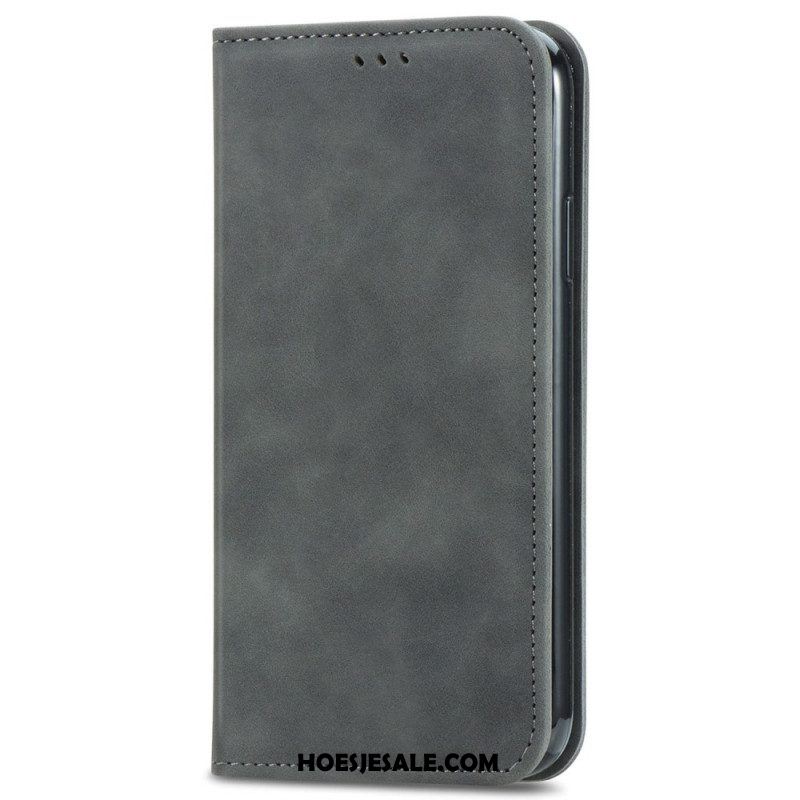 Bescherming Hoesje voor Xiaomi Redmi Note 11 / 11S Folio-hoesje Vintage Leereffect