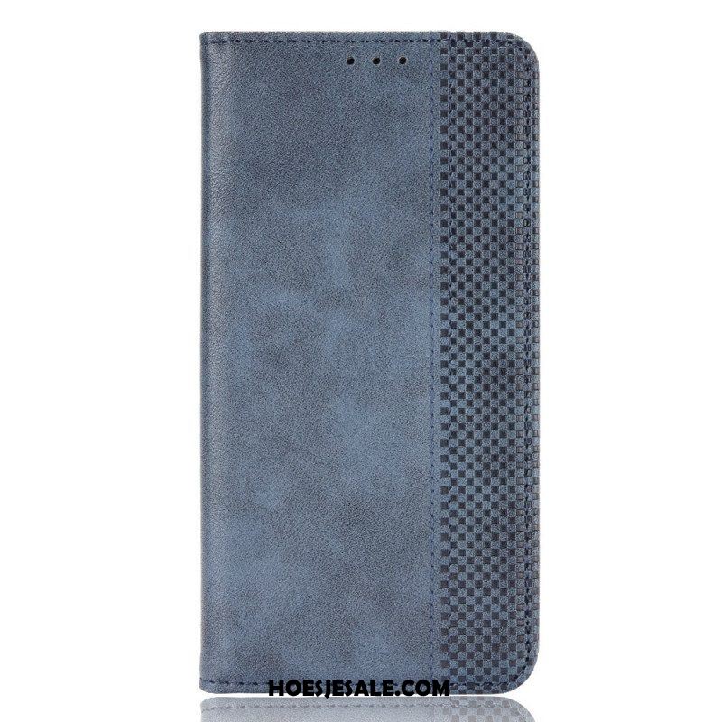 Bescherming Hoesje voor Xiaomi Redmi Note 11 Pro / 11 Pro 5G Folio-hoesje Gestileerd Vintage Leereffect