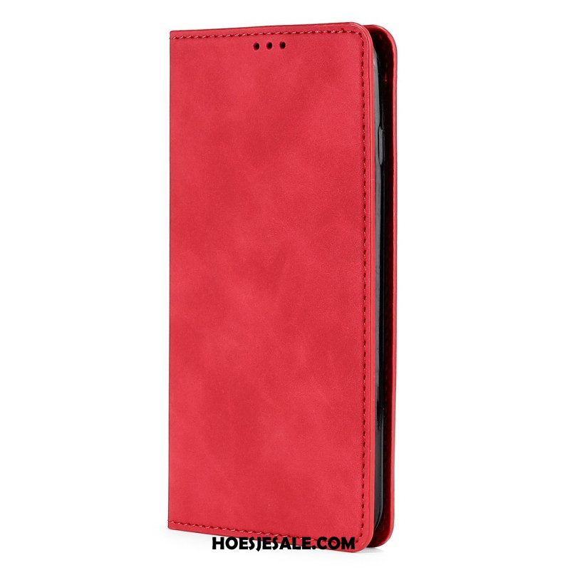 Bescherming Hoesje voor Xiaomi Redmi Note 11 Pro / 11 Pro 5G Folio-hoesje Skin-touch-ontwerp