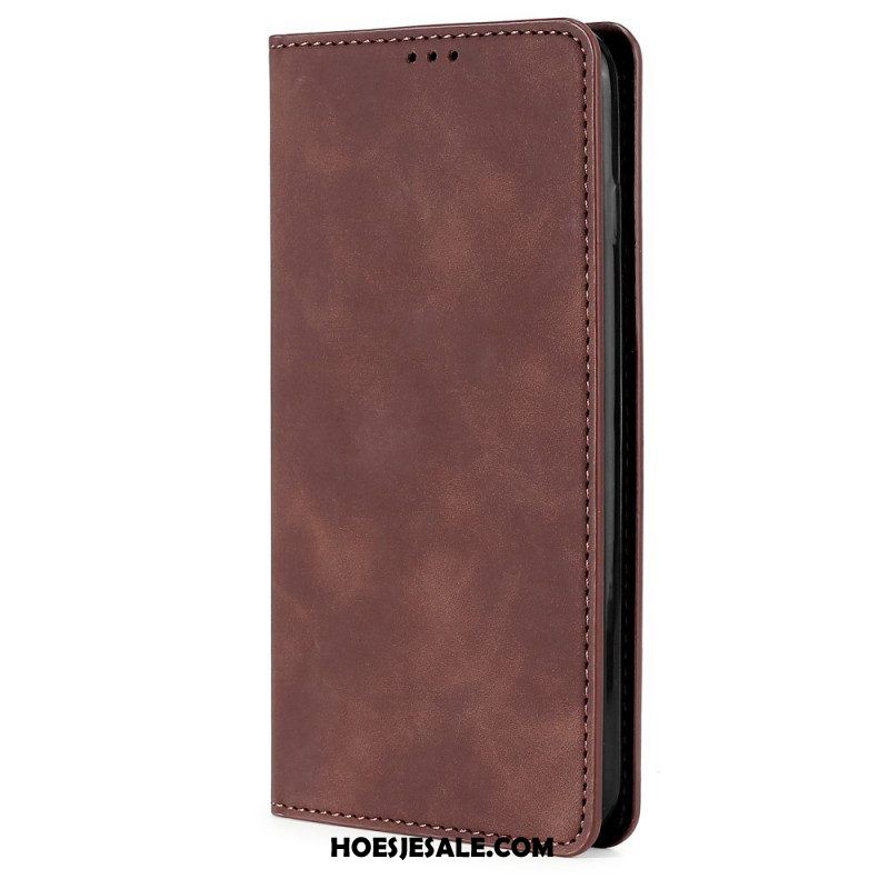 Bescherming Hoesje voor Xiaomi Redmi Note 11 Pro / 11 Pro 5G Folio-hoesje Skin-touch-ontwerp