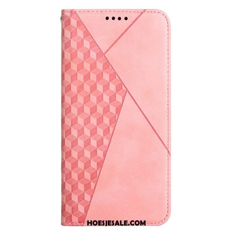 Bescherming Hoesje voor Xiaomi Redmi Note 11 Pro Plus 5G Folio-hoesje 3d-patroon Met Leereffect