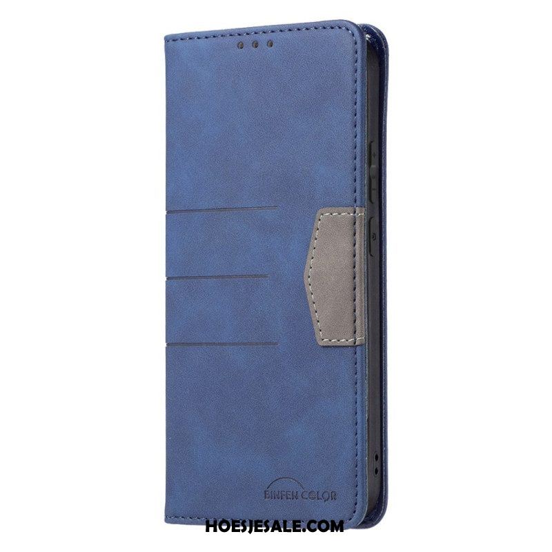 Bescherming Hoesje voor Xiaomi Redmi Note 11 Pro Plus 5G Folio-hoesje Binfen-kleur