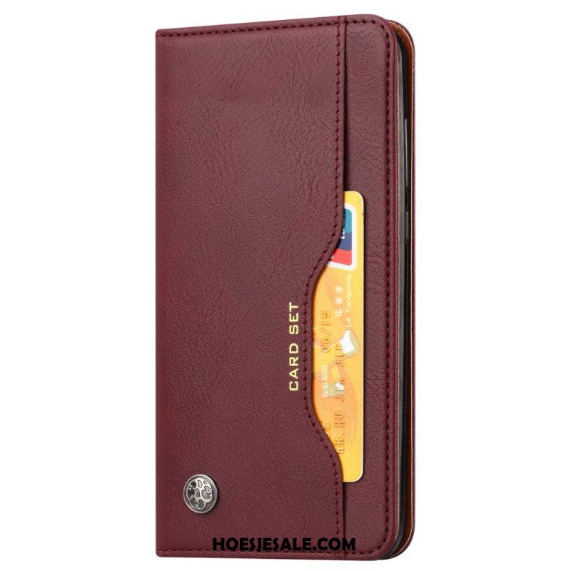 Bescherming Hoesje voor Xiaomi Redmi Note 11 Pro Plus 5G Folio-hoesje Kaarthouder Van Imitatieleer