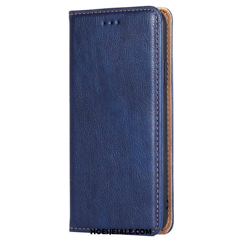 Bescherming Hoesje voor Xiaomi Redmi Note 12 Pro Folio-hoesje Kunstleer Stiksels