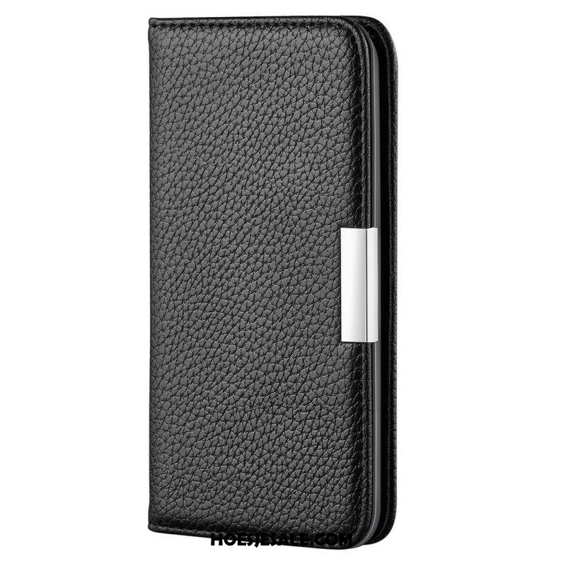 Bescherming Hoesje voor iPhone 13 Mini Folio-hoesje Imitatieleer Litchi Ultra Chic