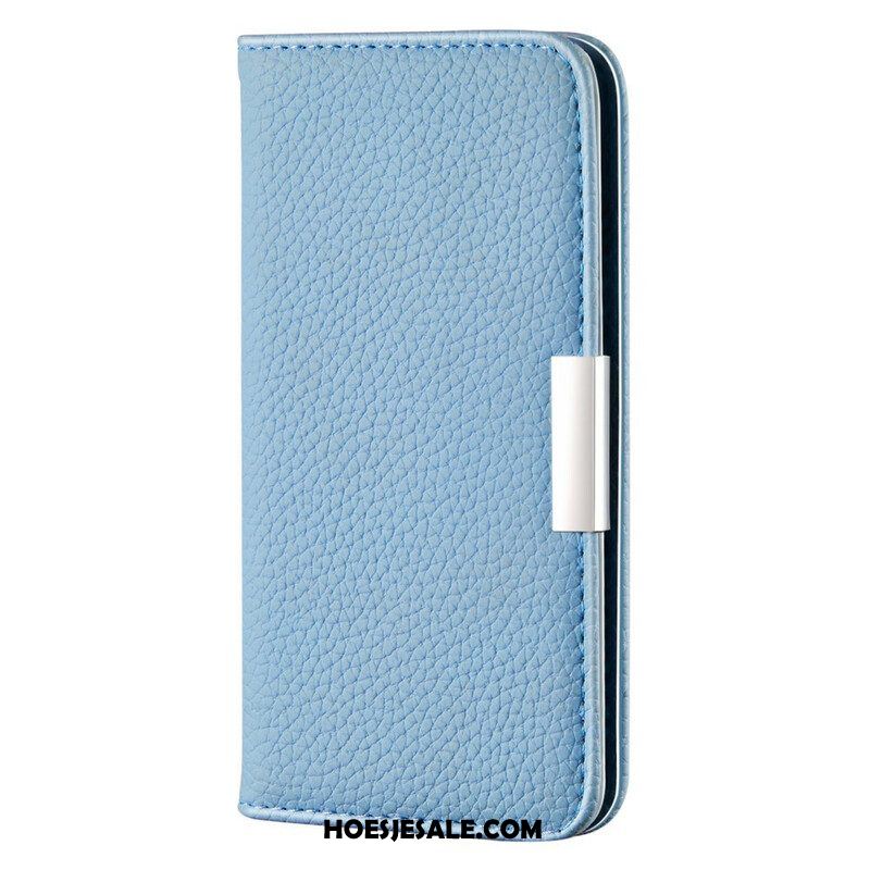 Bescherming Hoesje voor iPhone 13 Mini Folio-hoesje Imitatieleer Litchi Ultra Chic