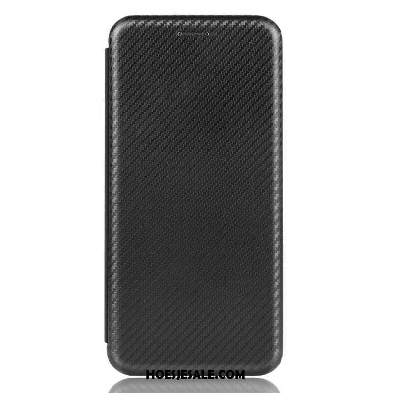 Bescherming Hoesje voor iPhone 13 Mini Folio-hoesje Koolstofvezel