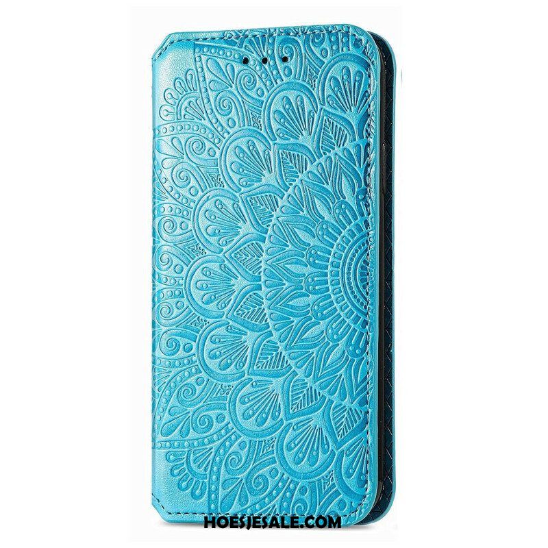 Bescherming Hoesje voor iPhone 13 Mini Folio-hoesje Mandala