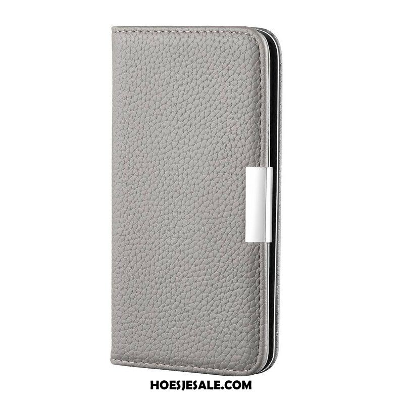 Bescherming Hoesje voor iPhone 13 Pro Max Folio-hoesje Imitatieleer Litchi Ultra Chic