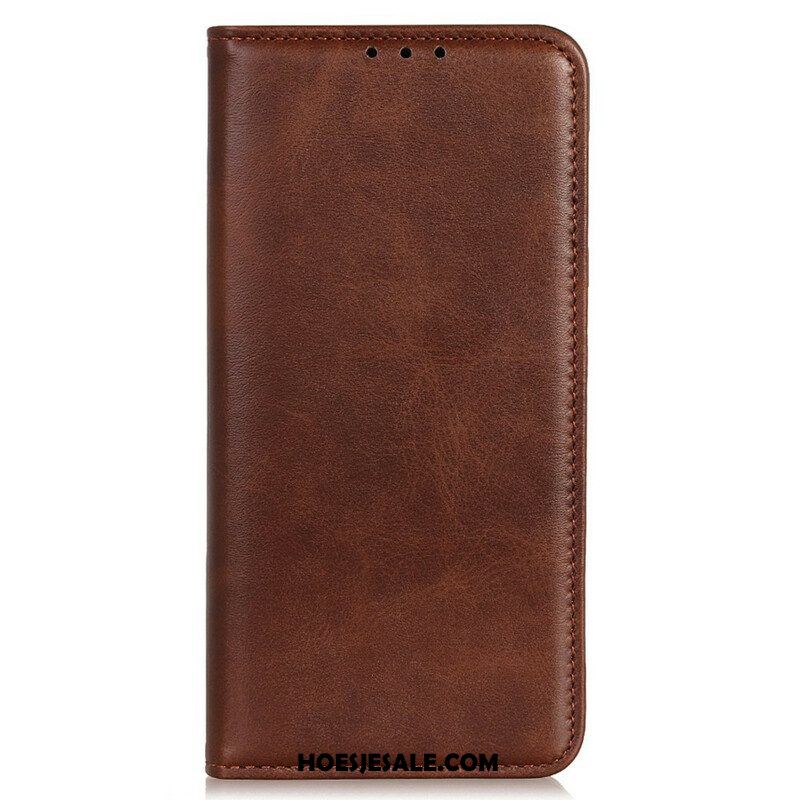 Bescherming Hoesje voor iPhone 13 Pro Max Folio-hoesje Lychee Splitleer