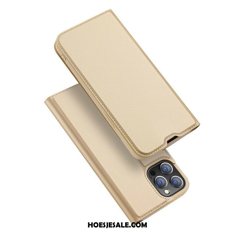 Bescherming Hoesje voor iPhone 13 Pro Max Folio-hoesje Skin Pro-serie Dux Ducis