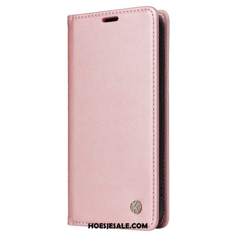 Bescherming Hoesje voor iPhone 14 Folio-hoesje Decoratieve Klinknagels