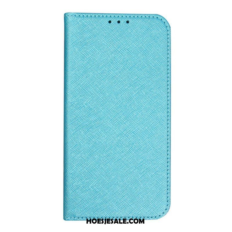 Bescherming Hoesje voor iPhone 14 Folio-hoesje Getextureerd