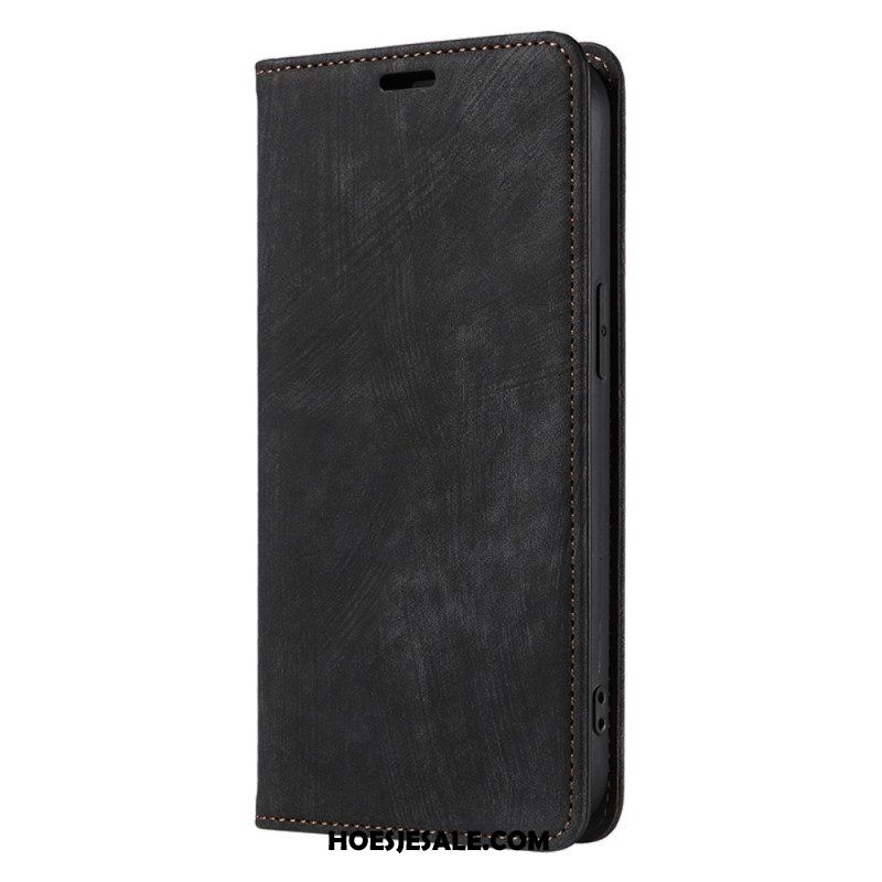Bescherming Hoesje voor iPhone 14 Plus Folio-hoesje Gekleurd Kunstleer