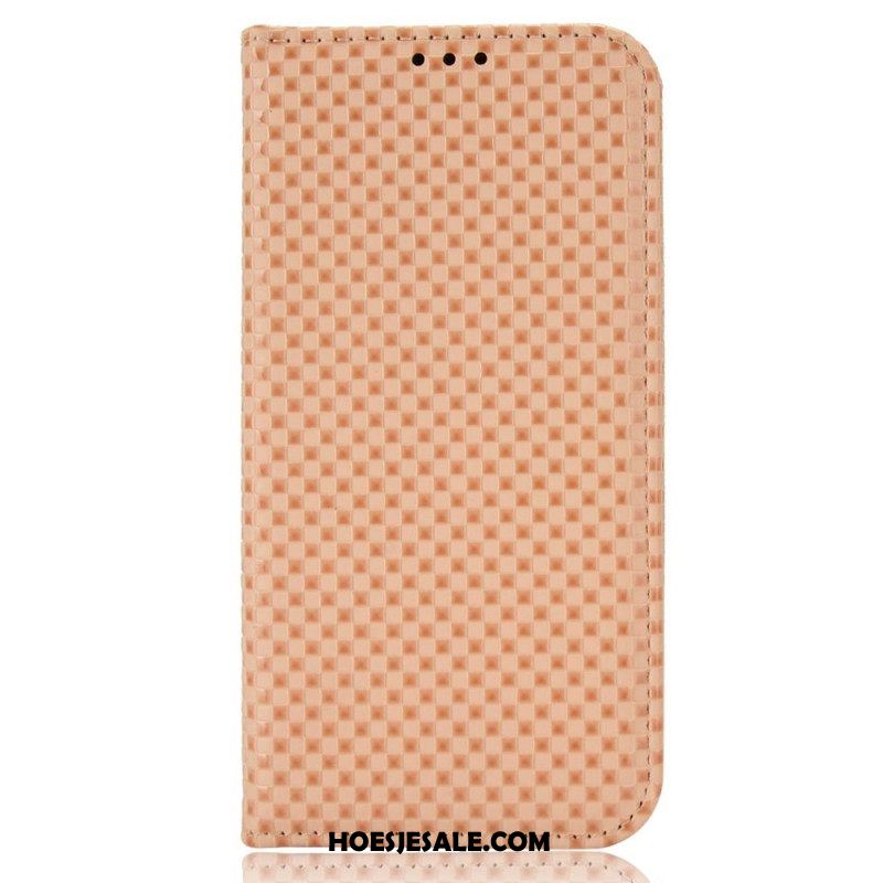 Bescherming Hoesje voor iPhone 14 Pro Folio-hoesje Getextureerd