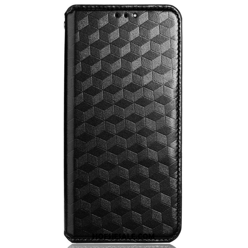 Bescherming Hoesje voor iPhone 14 Pro Max Folio-hoesje 3d Textuur