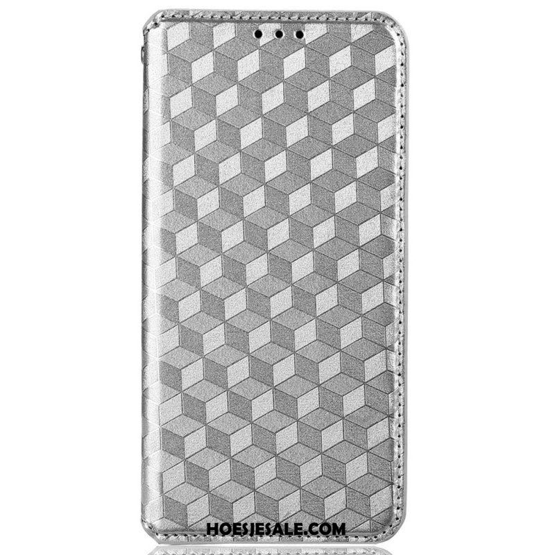 Bescherming Hoesje voor iPhone 14 Pro Max Folio-hoesje 3d Textuur