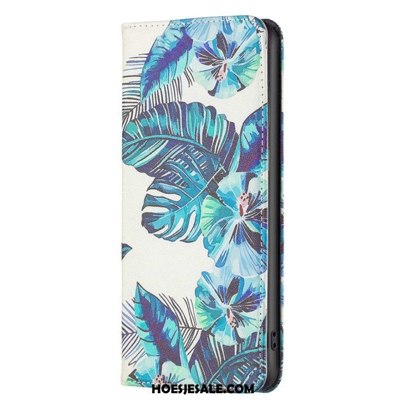 Bescherming Hoesje voor iPhone 14 Pro Max Folio-hoesje Bladeren