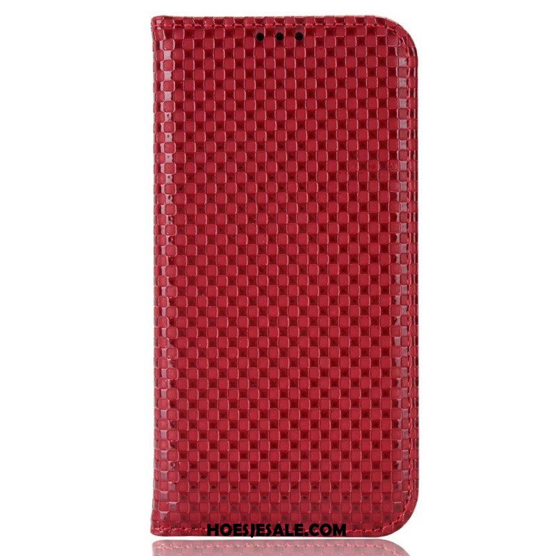 Bescherming Hoesje voor iPhone 14 Pro Max Folio-hoesje Getextureerd