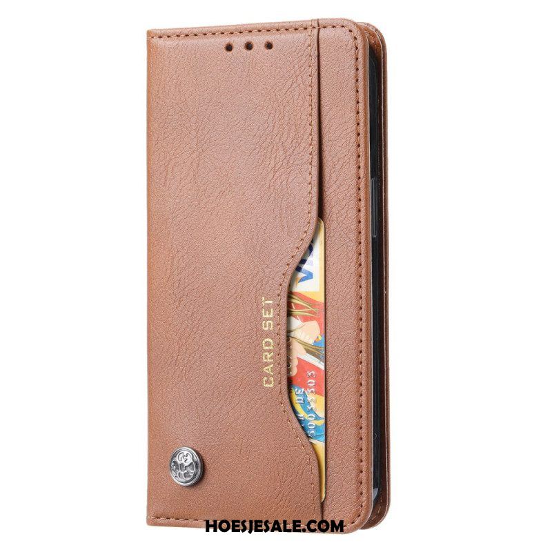 Bescherming Hoesje voor iPhone 15 Folio-hoesje Kaartenset