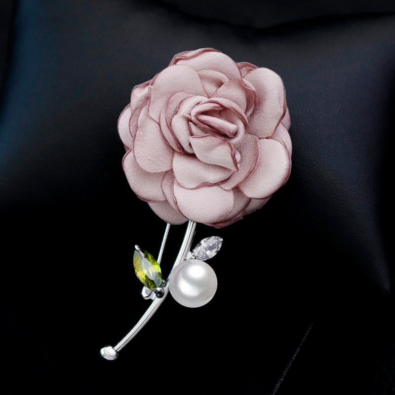 Broches Dames Broche Roze Corsage Bloemen Pak Online