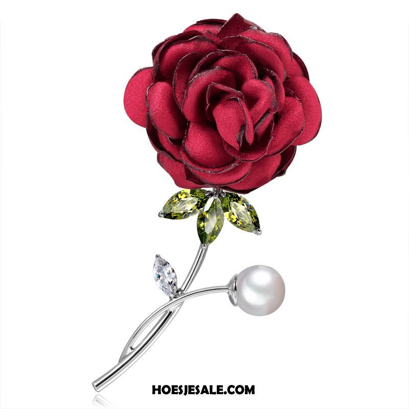 Broches Dames Broche Roze Corsage Bloemen Pak Online