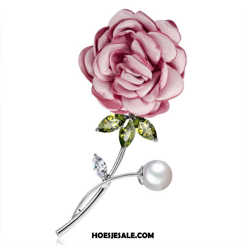 Broches Dames Broche Roze Corsage Bloemen Pak Online