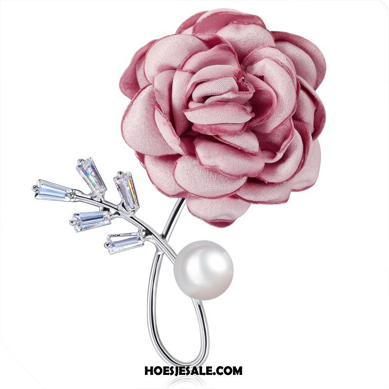 Broches Dames Broche Roze Corsage Bloemen Pak Online