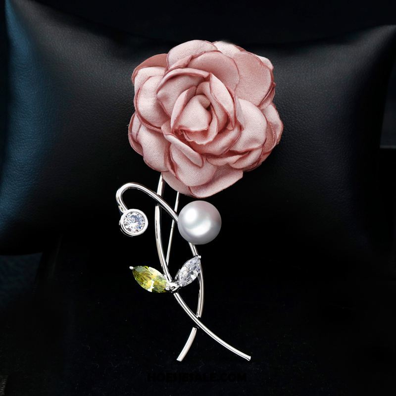 Broches Dames Broche Roze Corsage Bloemen Pak Online