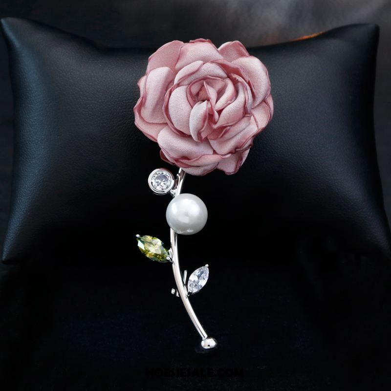 Broches Dames Broche Roze Corsage Bloemen Pak Online