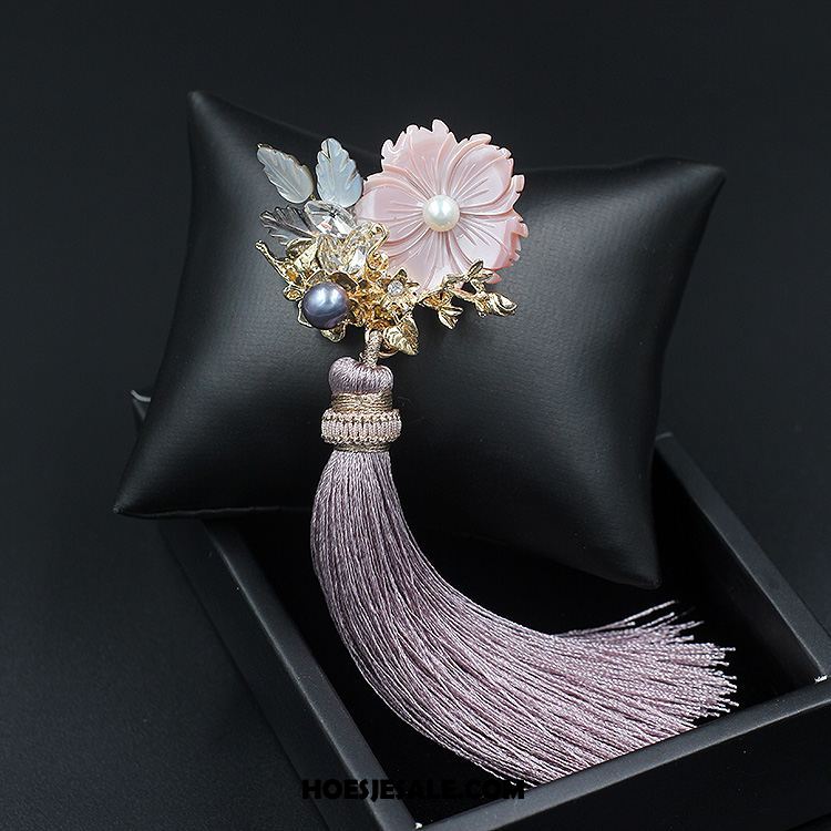 Broches Dames Roze Elegante Kwasten Corsage Schelp Online