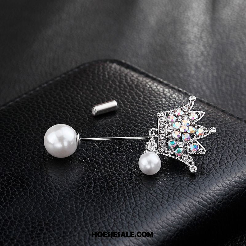 Broches Dames Strass High End Pin Bloemen Parel Kopen