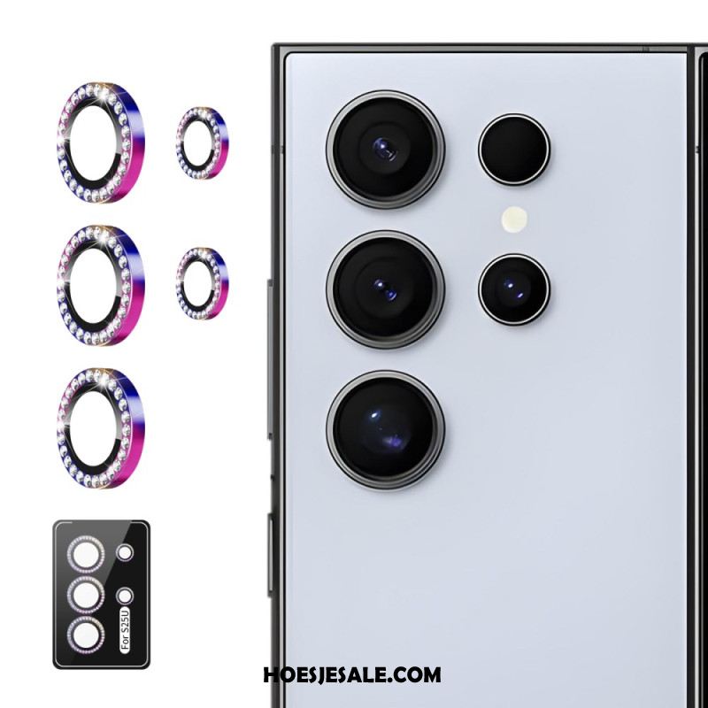 Cameralensbeschermer Voor Samsung Galaxy S25 Ultra 5g Met Legeringsringen En Strass-steentjes